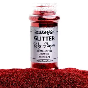 Ruby Slippers  Fine glitter