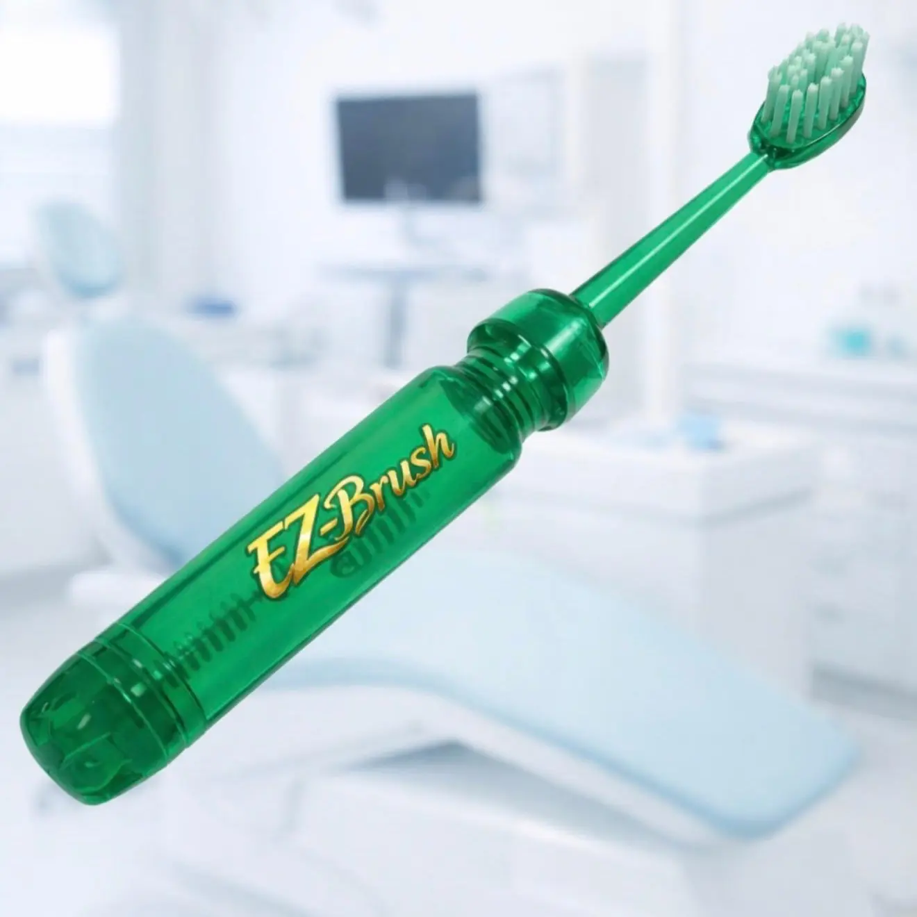 Ez-Brush - Toothbrush with Refillable Toothpaste Reservoir L