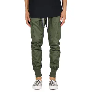 Olive Cargo Joggers
