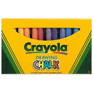 Crayola Chalk Sticks, 403 Model, 12-Piece Set, Office Stationery & Writing Supplies