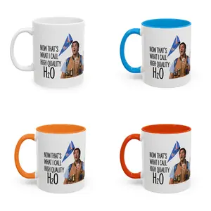 High Quality H2O Funny Mug, Coffee Cup, Ceramic Mug Movie Quote Humor Gift Retro Comedy Drinkware