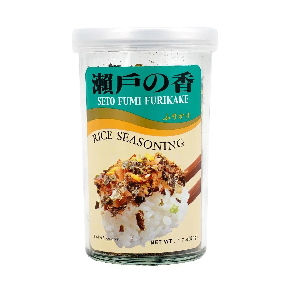 AJISHIMA Setouchi Flavor Furikake - Bonito Sesame Seaweed Rice Seasoning, 50g - Perfect for Rice, Noodles & Baby Food