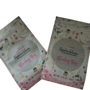 Custom  bags of pink zebra sprinkles