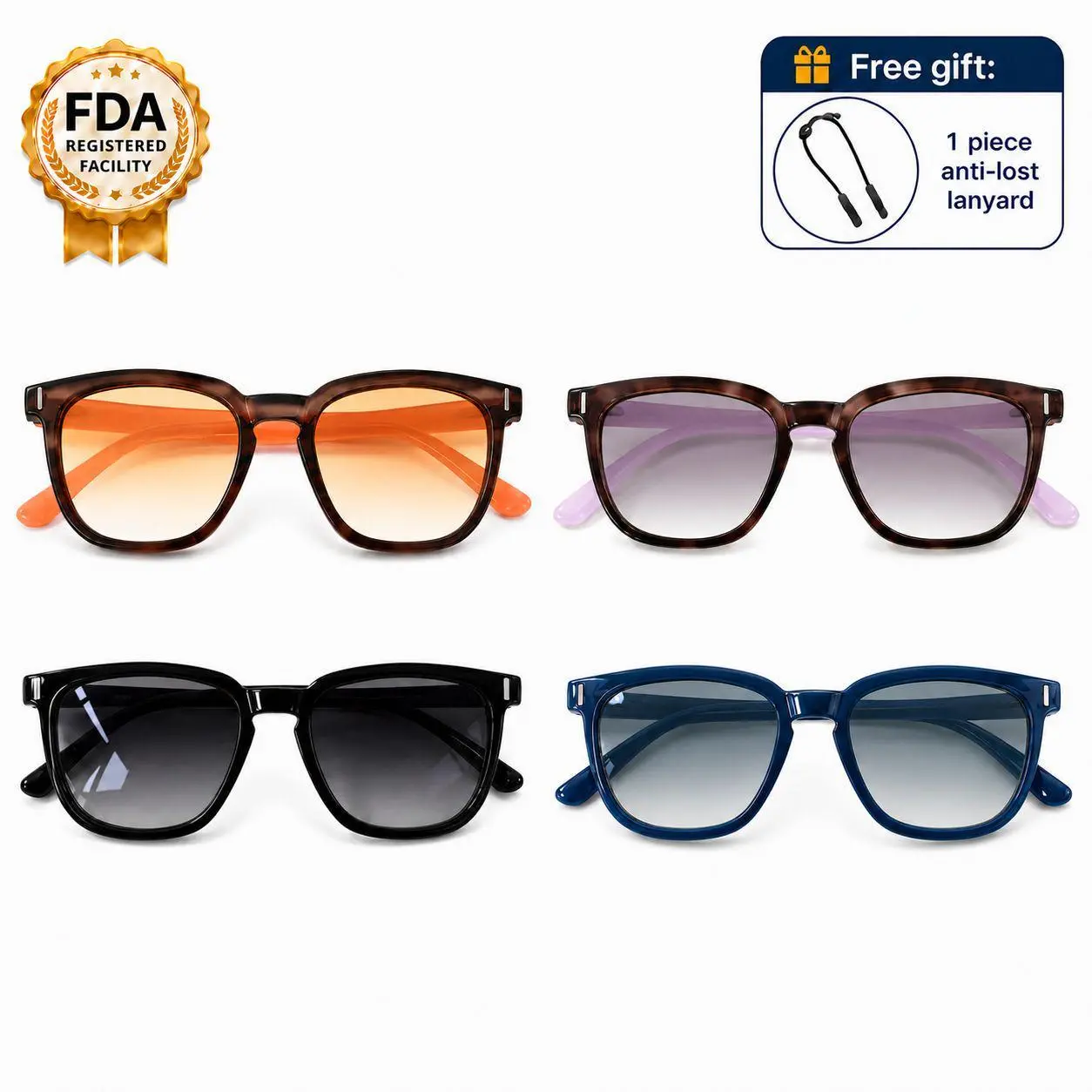 ViewSelect 2-in-1 Sunglasses Reading Glasses for Men, HD UV400 Sun Readers with Blue Light Blocking, Lightweight Fashion Tinted Non-Prescription Eyewear for Outdoor Reading, Driving