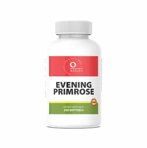 Pure Evening Primrose Oil with GLA - 250 Softgels for Wellness & Balance
