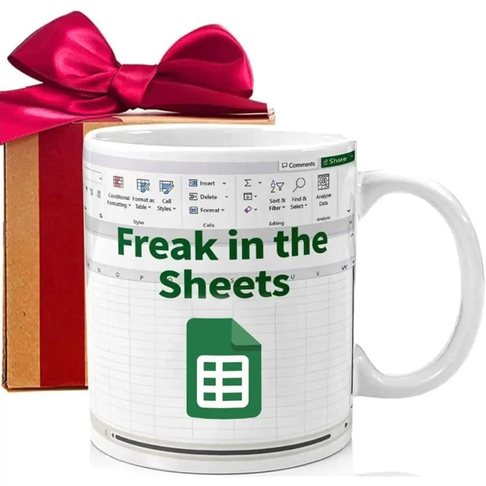 Freak in The Sheets Mug, Accountant mug Gifts, Funny Spreadsheet Mug Gifts for Women Men Coworkers CFO CPA Boss Friends Student, Novelty Accounting Graduation gifts