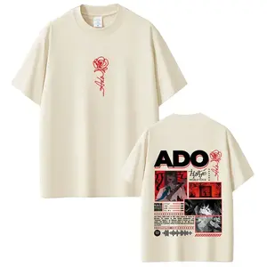 [SALES UPTO 30%] Ado Hibana World Tour 2025 T-shirt Men Women Fashion Pop Music T Shirts Unisex Y2k Japanese Style Streetwear Male Casual Tshirt