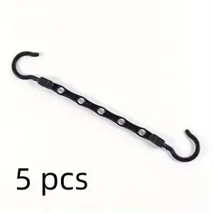 Space-Saving Closet Hooks Set, Heavy-Duty Rotating Hangers with 5 Hooks Each, Stackable Clothing Hooks for Wardrobe & Laundry Room, Adjustable Hooks Hanger, Rotatable Clothes Hanger