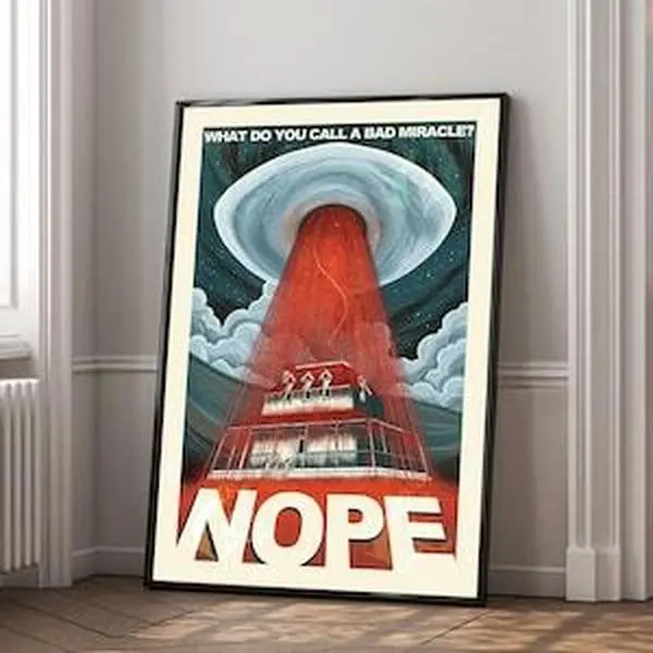 Nope Movie Poster , Wall Art | Living Room Decoration | Perfect Gift