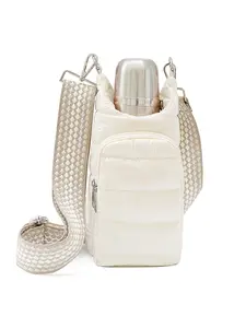 Water Bottle Backpack Shoulder Bag Lightweight Stylish Crossbody Bag Adjustable Straps Zip Pocket Daily Use Outdoor School Shopping Sporty Style All Seasons
