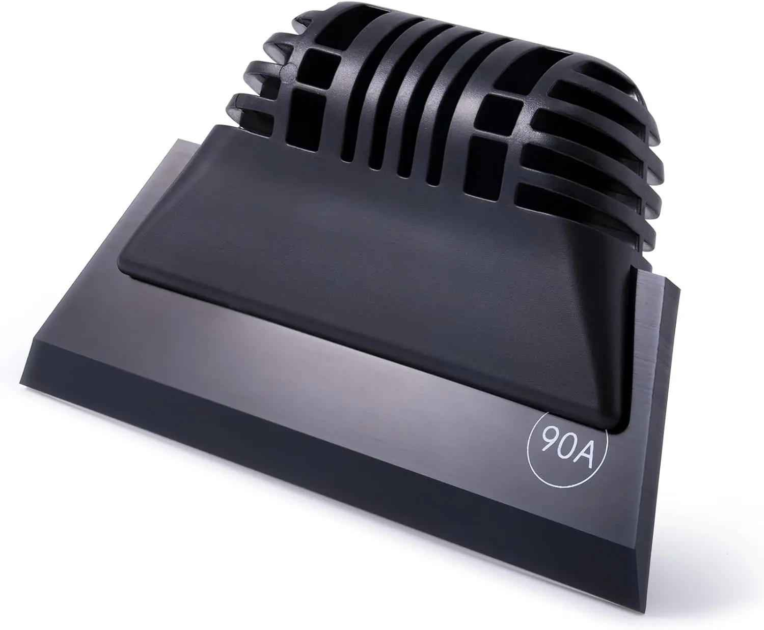 Black Small Squeegee, Non-Slip Handle Rubber PPF Squeegee for Window Cleaning, Shower Glass Door, Car Windshield