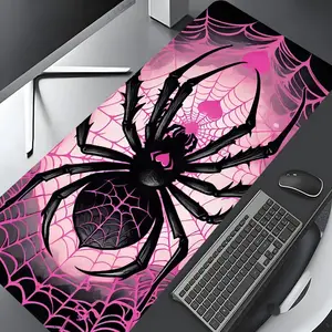Spider Pattern Mouse Pad, Rectangle Gaming Mouse Pad, Non-slip Rubber Pad, Decorative Mouse Mat for Home Office Desk, Mousepad