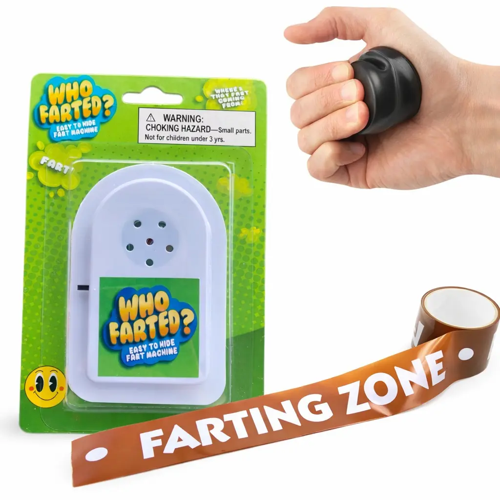 😂💨ULTIMATE FART KIT – Le Tooter + Hidden Prank Device + 50ft Farting Zone Tape
