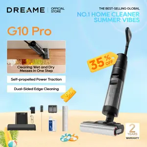 DREAME G10 Pro SE Vacuum Mop, Wet Dry Vacuum Cleaner, Cordless Vacuum Mop All in One for Hard Floors