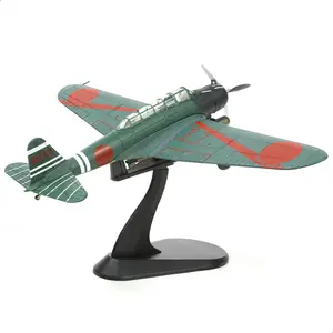 Simhoa 1:72 Diecast Japanese Type 97 Carrier Attacker, WWII Military Aircraft Collectible Replica, Ideal for Gifting, NT-jp-97-72