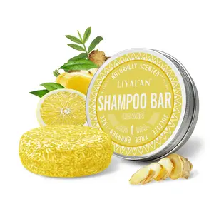 LIYALAN Lemon shampoo bar-Refreshing hair and long-lasting oil control