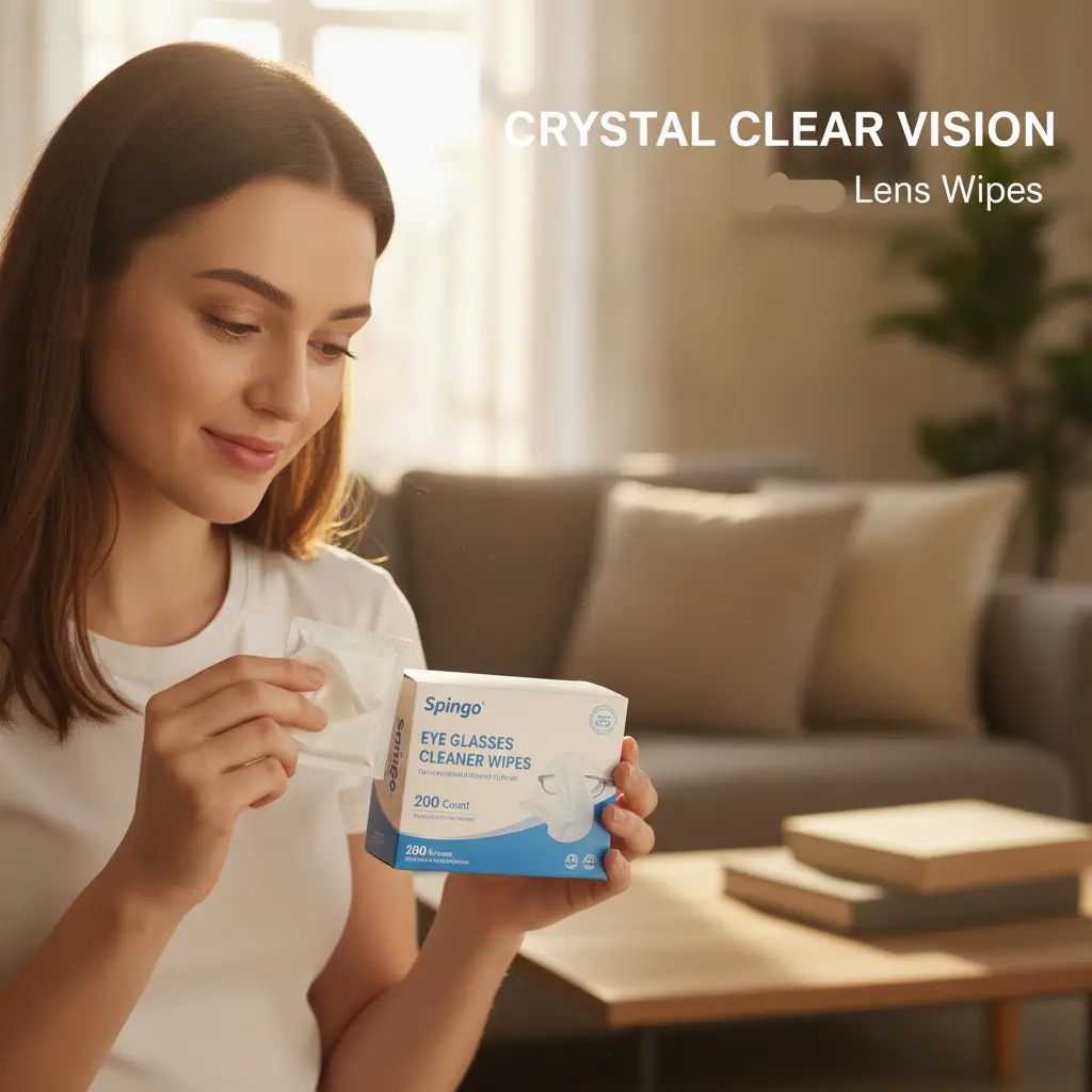 200 Count Lens Wipes for Eyeglasses, Eye Glasses Cleaner Wipes, Pre-Moistened Glasses Wipes for Sunglasses, Phone, Camera Lens, Goggles and Other Optical Lenses.