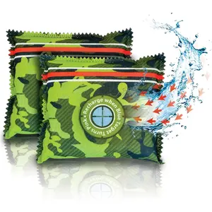 Safe Dehumidifier Camouflage - Rechargeable Desiccant Dehumidifier Bags -  & Absorbs  & Humidity - 2x Pack