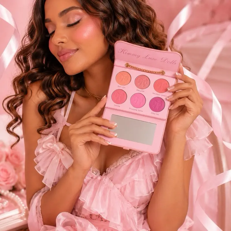 Blush & Glow Highlight Pink Purse Everyday Makeup Palette