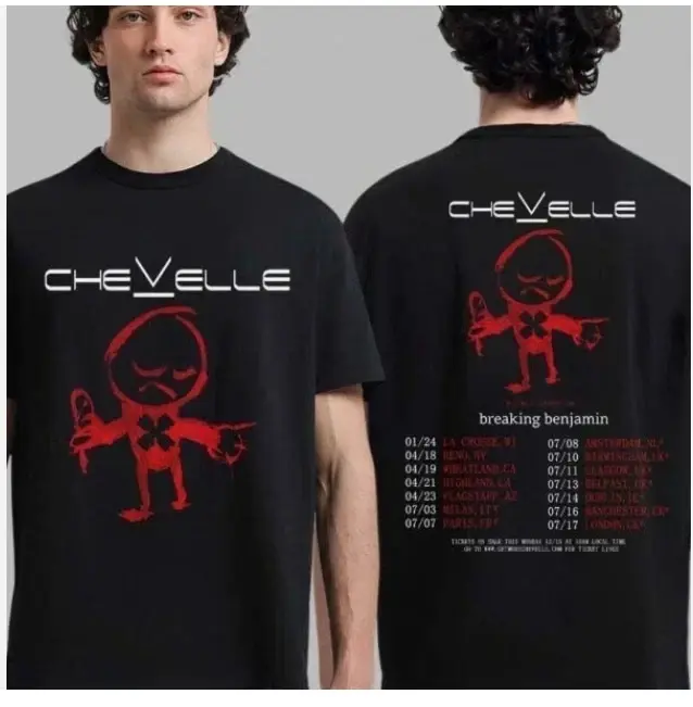 SALE Chevelle World Tour 2026 Schedule Dates Two Sided T-Shirt