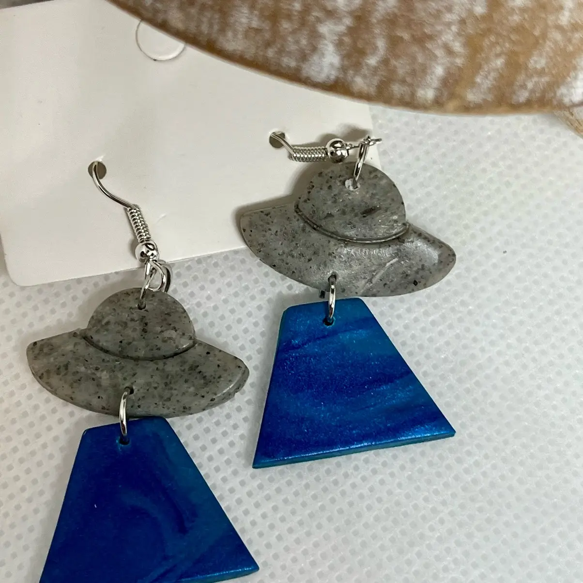 UFO earrings
