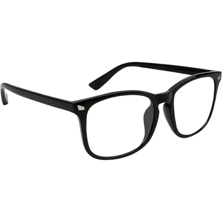 Blue Light Filter Glasses - Fashion Square Frames Glasses, Anti Bluelight Computer Eyeglasses, Anti-Fatigue Stylish Eyewear for Office Hours, Late-Night Gaming Sessions
