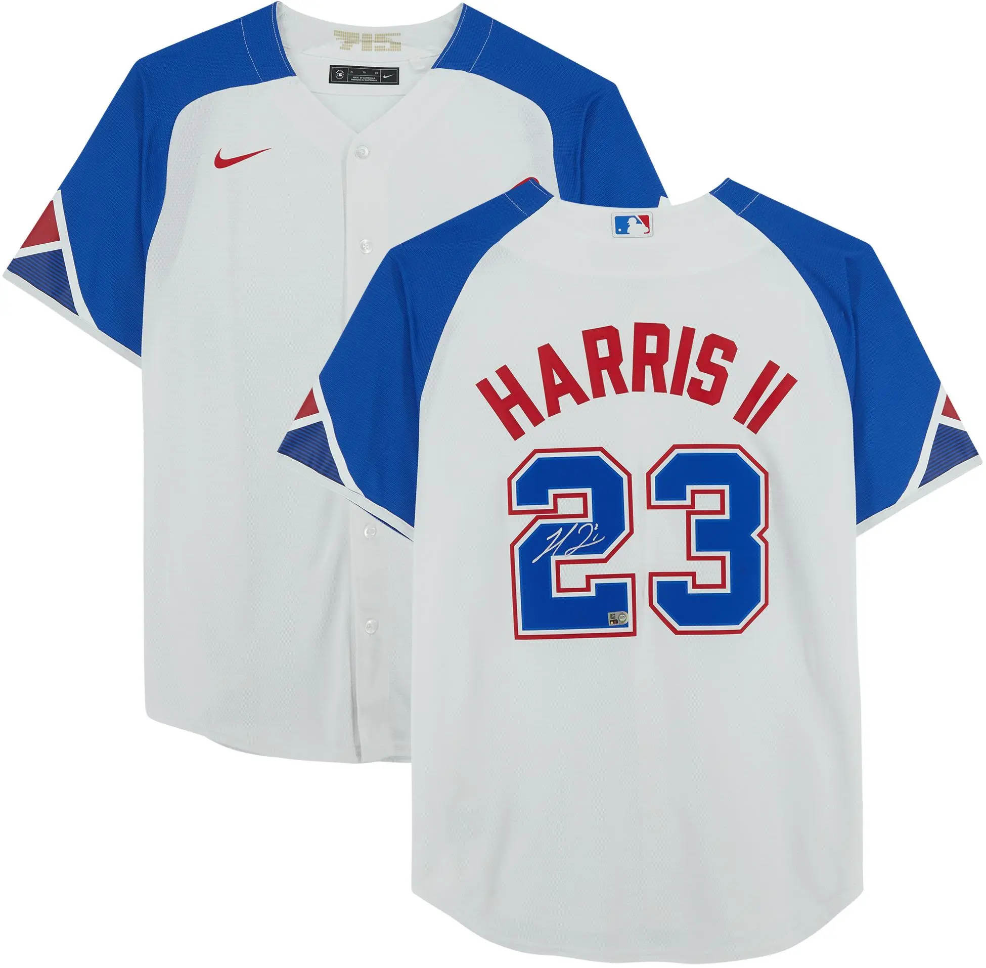 Michael Harris II Atlanta Braves Autographed White Nike City Connect Replica Jersey - Fanatics Authentic Certified