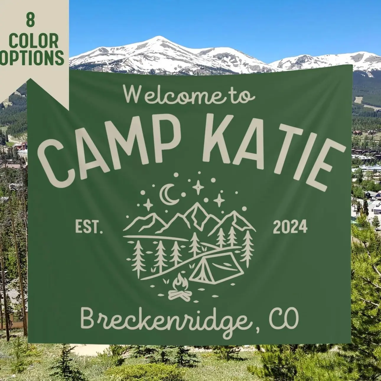 Custom Camp Bachelorette Banner - Vintage Style for Parties and Events