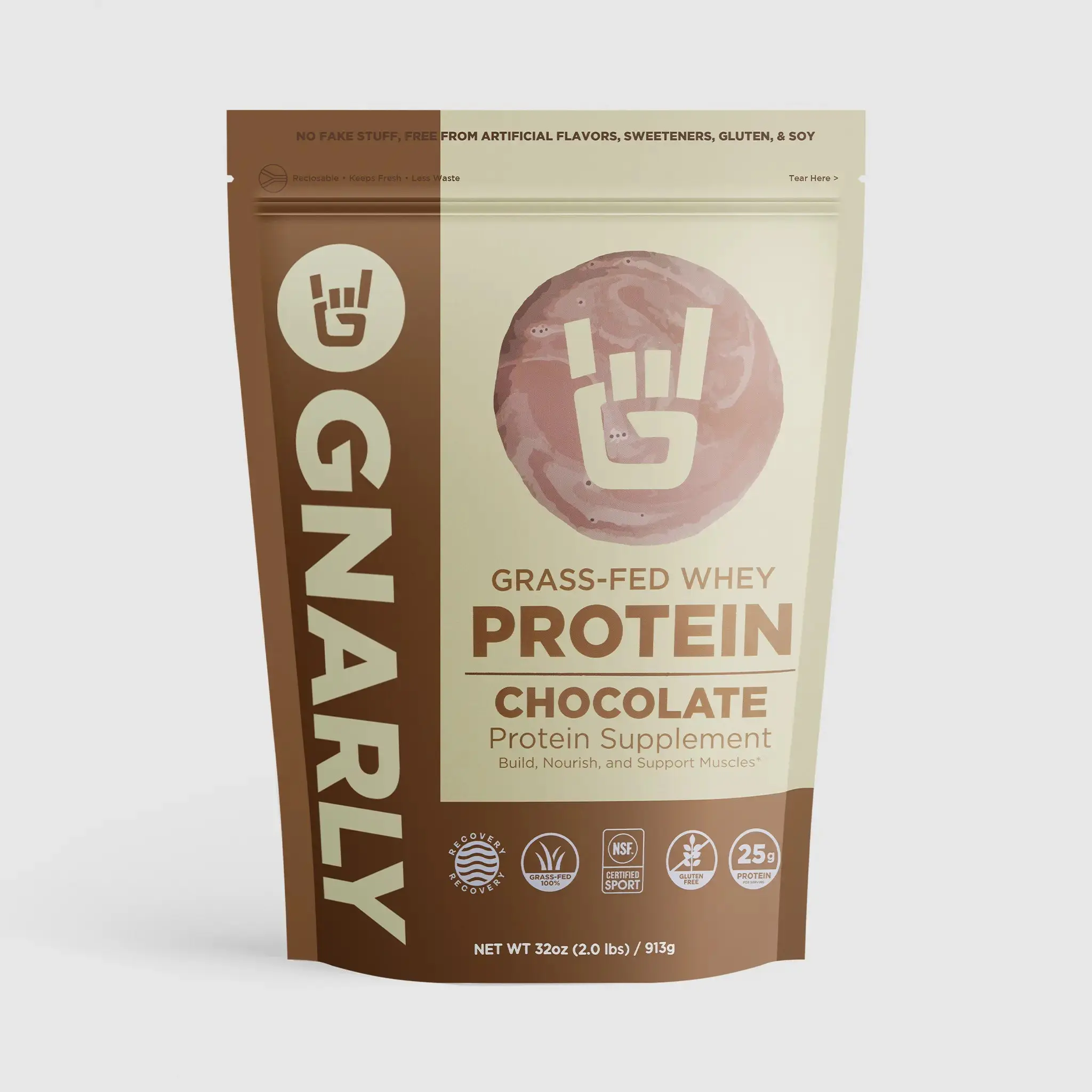 Gnarly Whey | No Fake Stuff, Free From Artificial Flavors, Sweeteners, Gluten & Soy