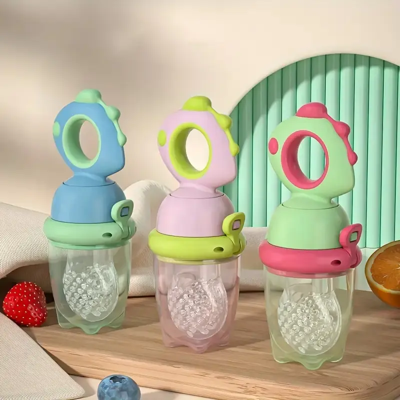 Infant and Fruit and Vegetable Rotating Push Feeder, Children's Fruit and Vegetable Assisted Feeding, Children's Handheld Grasping Feeder