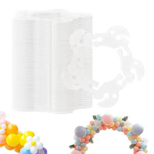 100pcs Reusable Balloon Clips for Arch & Column Stands, Easy Party Decoration Connectors