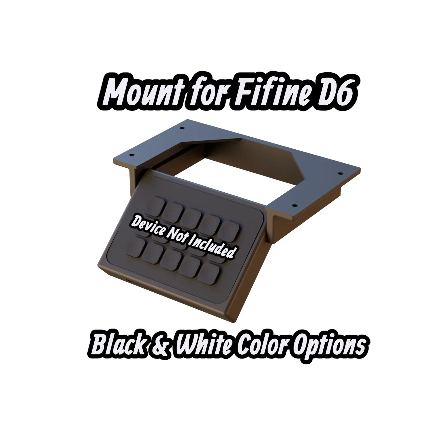 Fifine Stream Deck Mount - Mount for D6 Fifine Stream Deck Fifine Stream Deck Mount - Mount for D6 Fifine Stream Deck