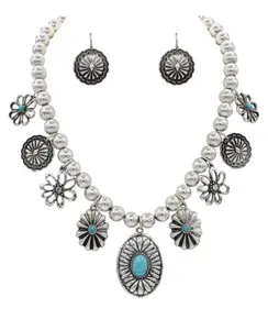 Silver Ox Necklace