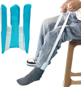 Sock Aid,Sock Aid Device for Seniors，Sock Helper Aide Tool Easy On and Off Device for Putting On and Removing Socks,Sock Slider, Handicapped Avoid Bending Sock Assist Footwear Shoe