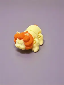 3D Printed Lion Figurine