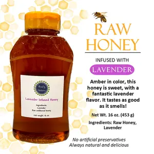 Lavender infused Raw Honey