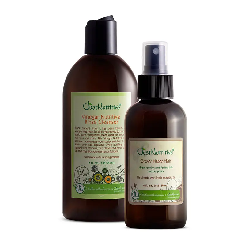 Grow New Hair Treatment & Vinegar Nutritive Rinse Cleanser