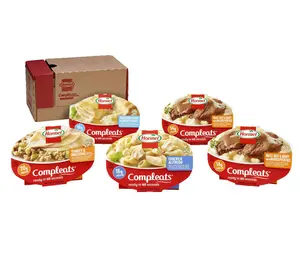 HORMEL COMPLEATS Protein Variety Pack (Pack of 5), 7.5 oz Microwave Tray– Microwave Meals, Prepared Foods