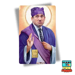 Prison Mike Credit Card Skin - Vinyl Sticker for debit cards, Waterproof, Glossy or Holographic - Easy to apply funny card sticker credit card