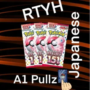 RTYH Pokemon 151 Japanese Booster Pack AR or Better (LIVE)