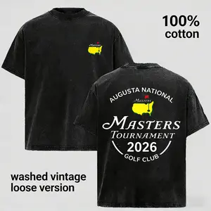 Vintage Washed Golf Graphic Tee – Unisex Crewneck, Soft Breathable Cotton, Relaxed Fit, Tournament Inspired Top (2026 Edition)