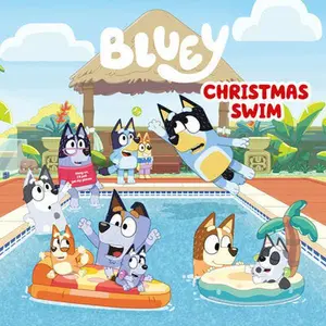 BLUEY CHRISTMAS SWIM