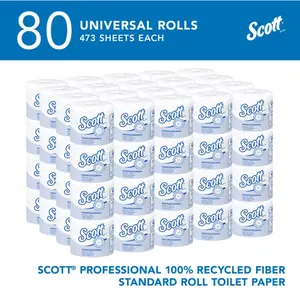 Scott Professional 2-Ply Toilet Paper 80 Rolls 473 Sheets