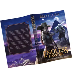 Endless Frontier (Book 1) The Hunter and the Knight by Brett Lurie Deluxe Paperback Edition Signed with Gorgeous Cover Art and Exclusive Preview