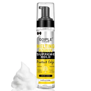 8.45 FL OZ Lace Melting and Holding Mousse Glue-Less Hair Adhesive for Wigs, Extra Hold Lace Melting Mousse Adhesive Wig Spray for Closure Wigs Extensions, Wig Melting Mousse  Hold for Wig Hair