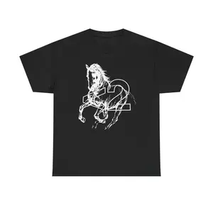 [SALE UP TO 30%] 2hollis 2H Black Horse Tee T-Shirts Album Tour Merch - All Sizes Unisex Shirt Made Using 100% US Cotton, Design & Printed In The USA