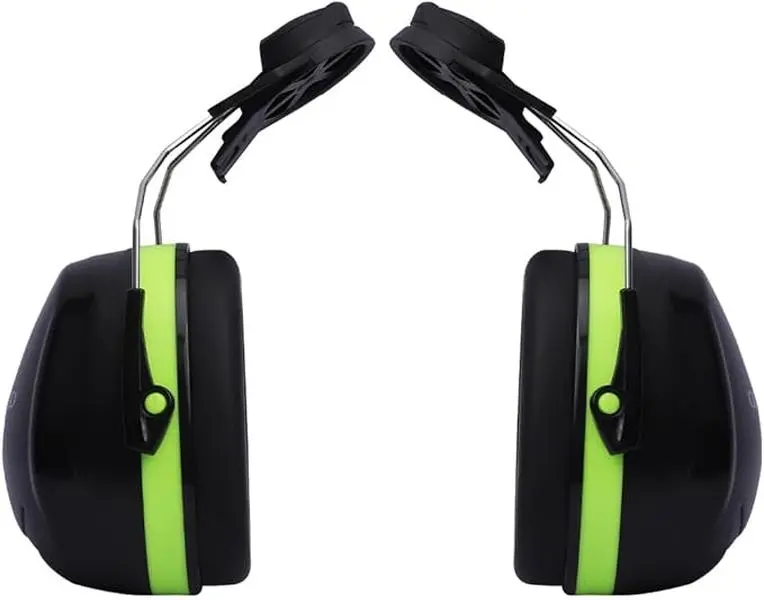 Land Helmets Earmuffs – Worksite Hearing Protection - NRR 22 dB Noise Reduction