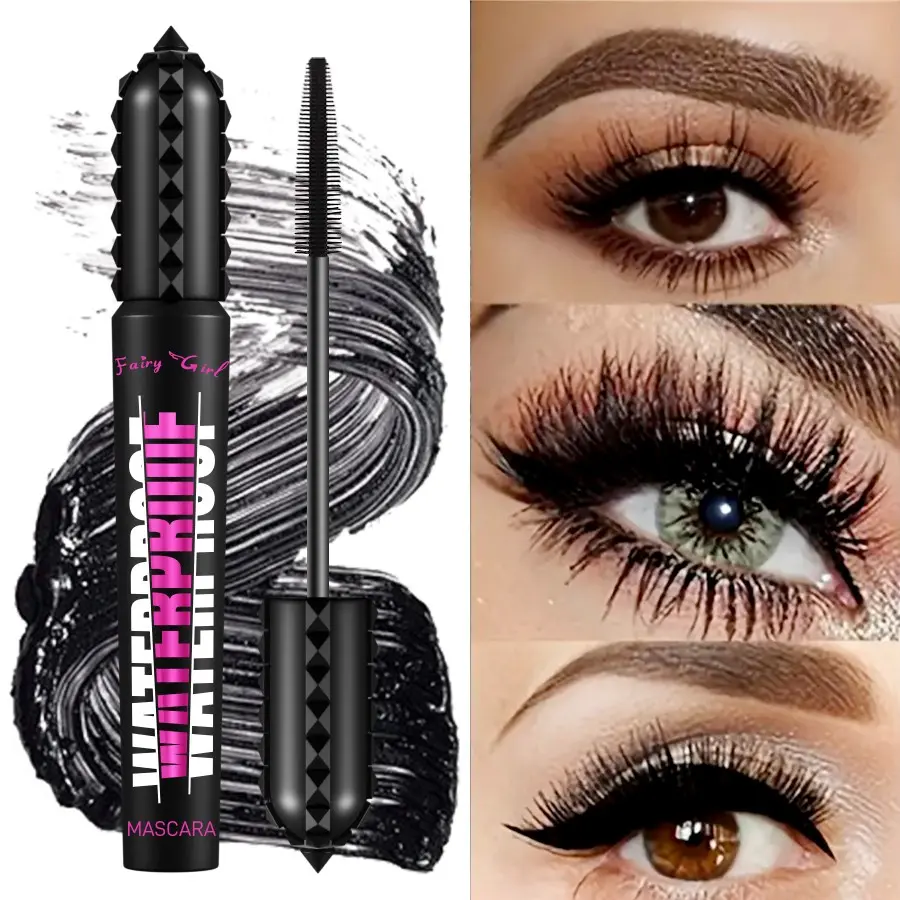 Thick Long-Lasting Cosmetic Eyelash Voluminous Lengthening Mascara, Natural Curl Definition, Volumizing & Lengthening, Professional Quality, Perfect Gift for Makeup Lovers, Beauty Mascara