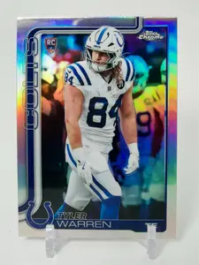 2025 Topps Chrome #346 Tyler Warren Silver Refractor