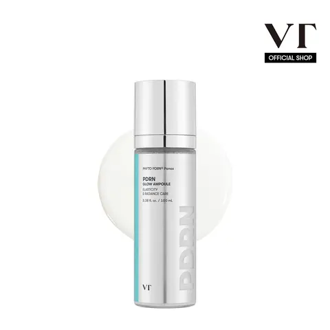[VT COSMETICS] PDRN Glow Ampoule Facial Mist with Vegan PDRN & Lightweight Moisture Care | Deep Hydration, Radiance, Glow, Skin Repair & Sensitive Skin Care | Fragrance-Free 100ml | Korean Skincare